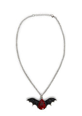 Bloodlust Bat Pendant Necklace