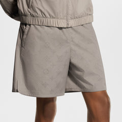 LOUIS VUITTON Monogram Ripstop Warm Up Shorts #387863