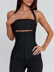 Karne Capri Jumpsuit Black
