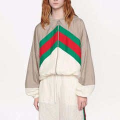 Gucci Logo-Print Nylon Jacket #386343