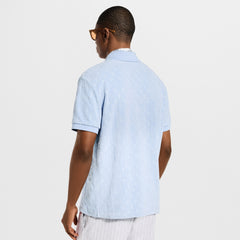 LOUIS VUITTON Monogram French Terry Polo Shirt #383441