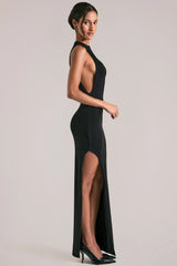 Sleeveless Maxi Dress  In Black