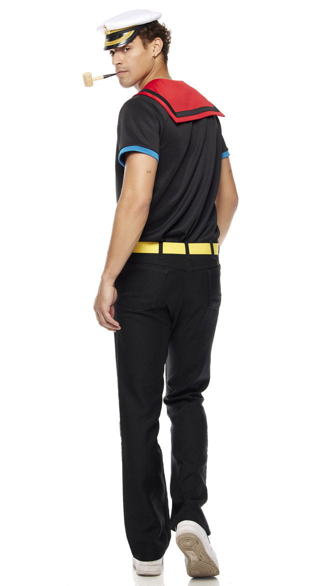 The Sailor Man Men's Cartoon Character Costume - Image 2